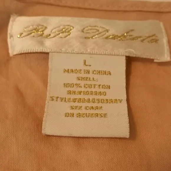 BB DAKOTA l Baby Doll Lace Blush Top D1 - Picture 4 of 5